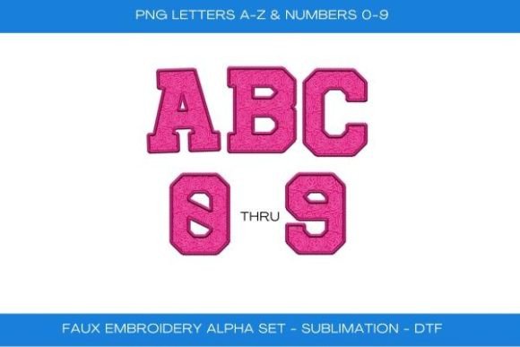 Fuchsia Lace Faux Embroidery Alpha Set Review