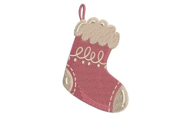 Pink Christmas Stocking Embroidery Review