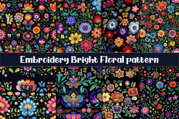 Review: Embroidery Bright Floral Pattern for Boutique Apparel