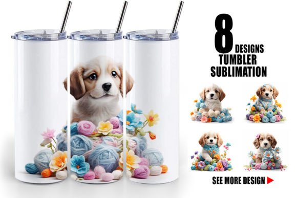 Tumbler Puppy Easter Embroidery Review