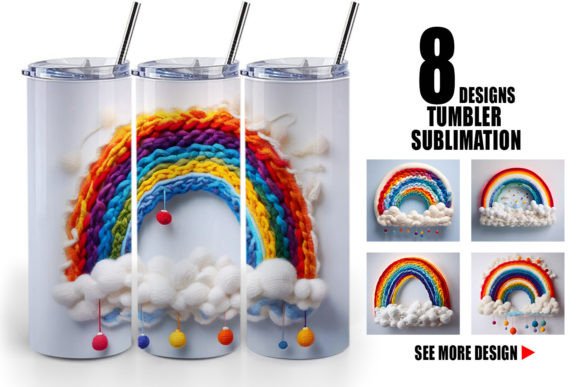 Tumbler Rainbow Embroidery Review